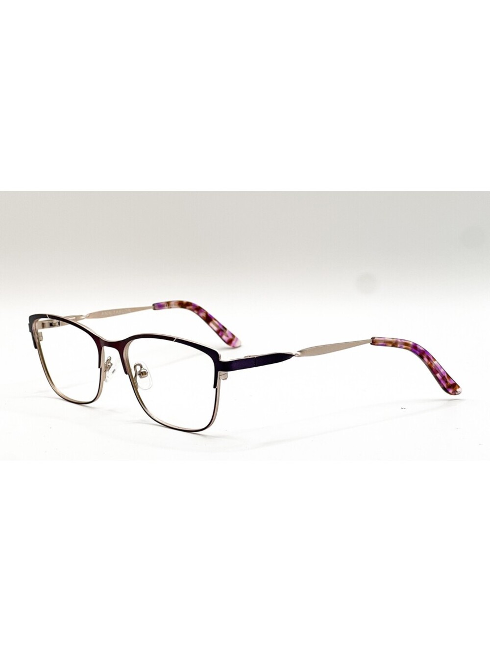 Ann Taylor AT108 C02 Matte Plum Rectangle Authentic Eyeglass Frames 52-16-125